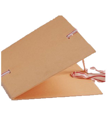 CHEMISE A SANGLE EN PAPIER KRAFT TOILE SICLA FT: 35X25